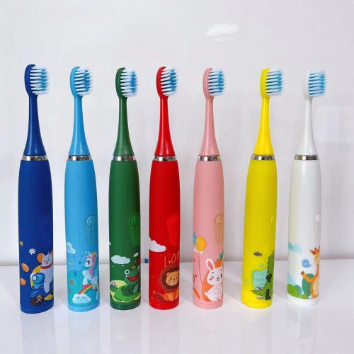 Детская электрическая зубная щетка Sonic Electric toothbrush + 8 насадок