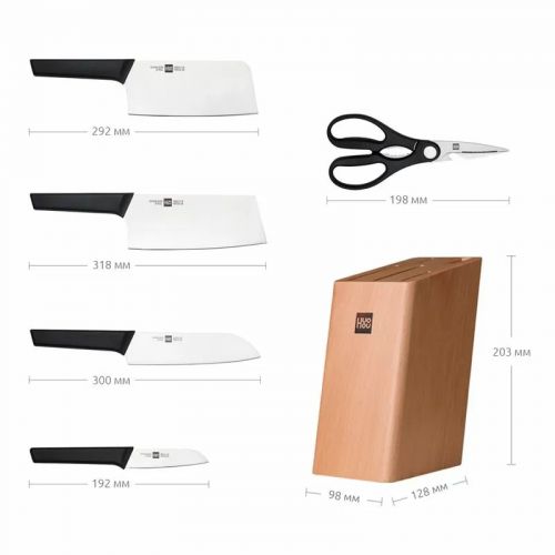 Набор ножей Xiaomi HuoHou Youth Knifes Set 6 в 1