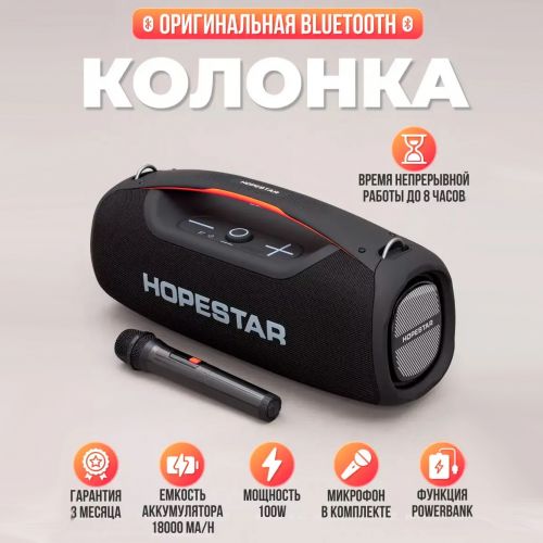 Колонка с микрофоном Hopestar A60