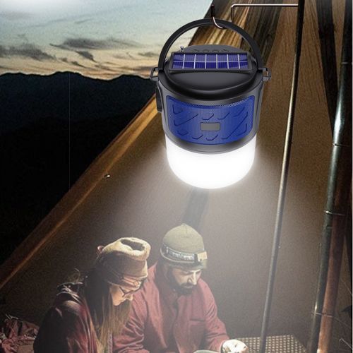 Походная лампа фонарь с Bluetooth колонкой и радио Wireless camping speaker DV-V12