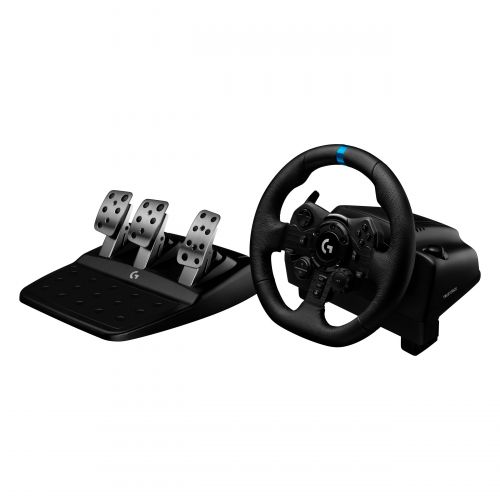 Игровой руль Logitech G923 Racing Wheel с педалями для PS4,PS5,XBOX,PC