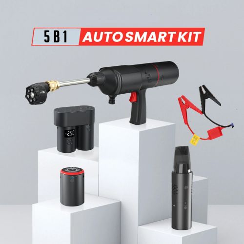 Набор автомобилиста Auto Smart Kit, Пылесос, компрессор, Jump Starter, Автомойка