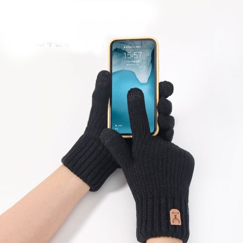 Перчатки для сенсорных экранов Gloves с начесом