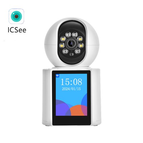 Домашняя WiFi Камера Видео наблюдения с экраном для видеозвонка WiFi Smart Camera Icsee