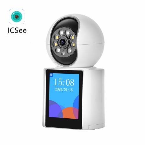 Домашняя WiFi Камера Видео наблюдения с экраном для видеозвонка WiFi Smart Camera Icsee