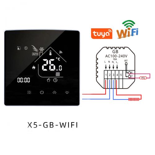 Терморегулятор для электрического теплого пола X5-GB WiFi