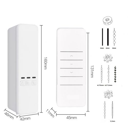 Электропривод для рулонных штор и жалюзи Blinds Motor CM01-EU-AT WiFi + Пульт