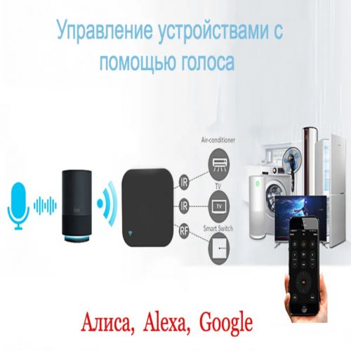 ИК+RF пульт 2в1 WiFi Tuya для управления ИК и RF устройствами