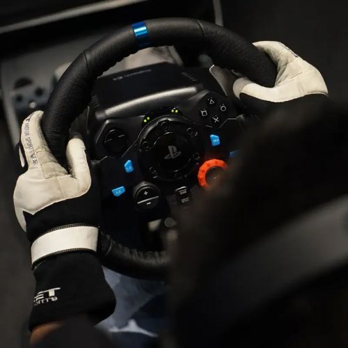 Игровой руль Logitech G29 Driving Force с педалями для PS3,PS4,PS5,PC