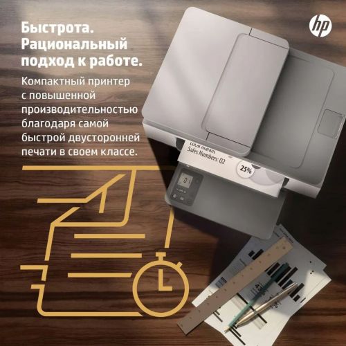 Лазерное МФУ HP LaserJet MFP M233sdw, WiFi,USB,LAN (черно-белая печать)