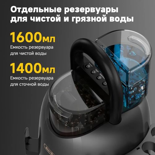 Моющий пылесос для мебели, ковров Xiaomi Deerma Suction Vacuum Cleaner BY200